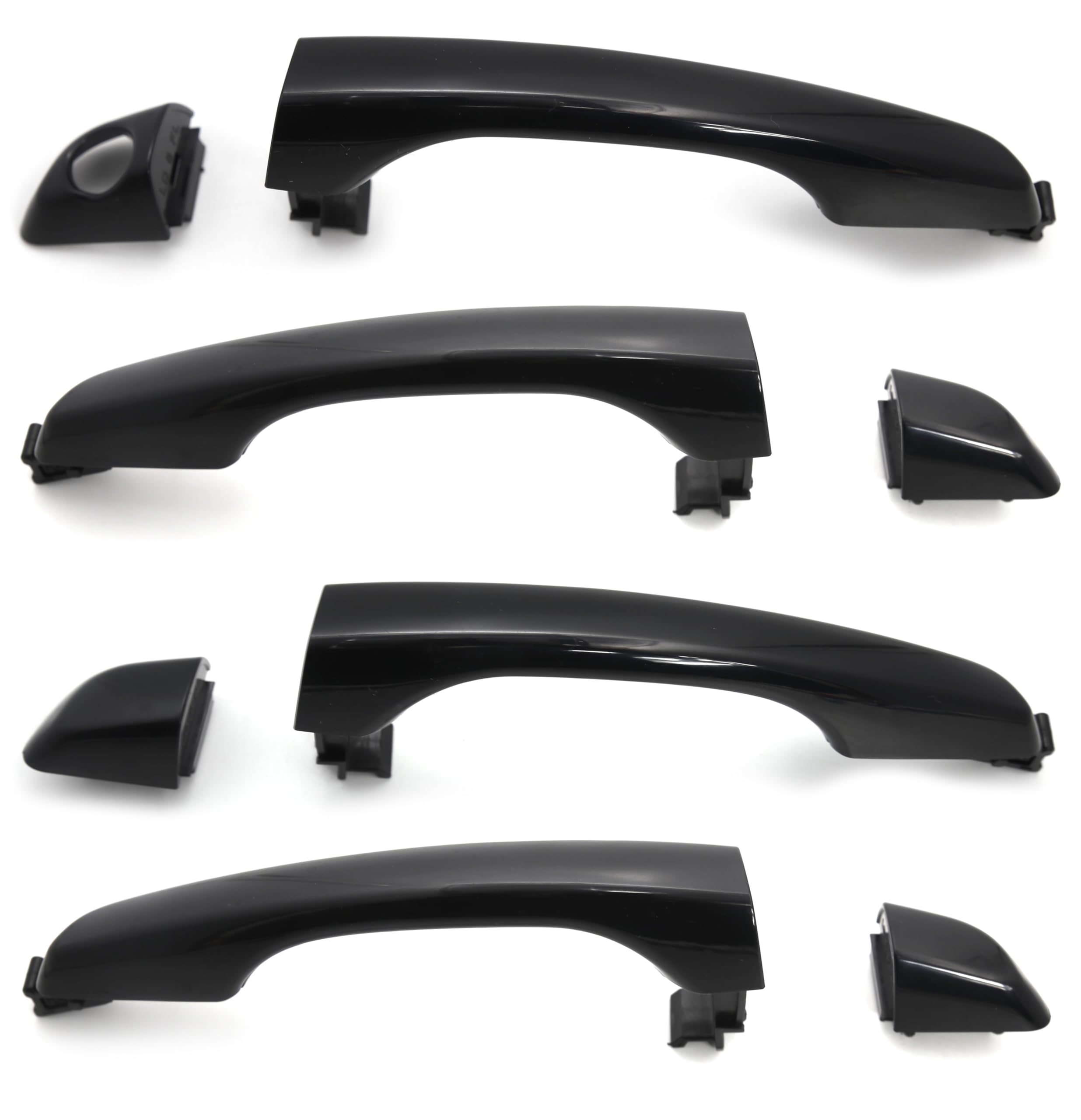 Yamuna パールx1、ブラックx2 Amazon.com: Otois 8Pcs Front Rear Left Right Exterior Black Door